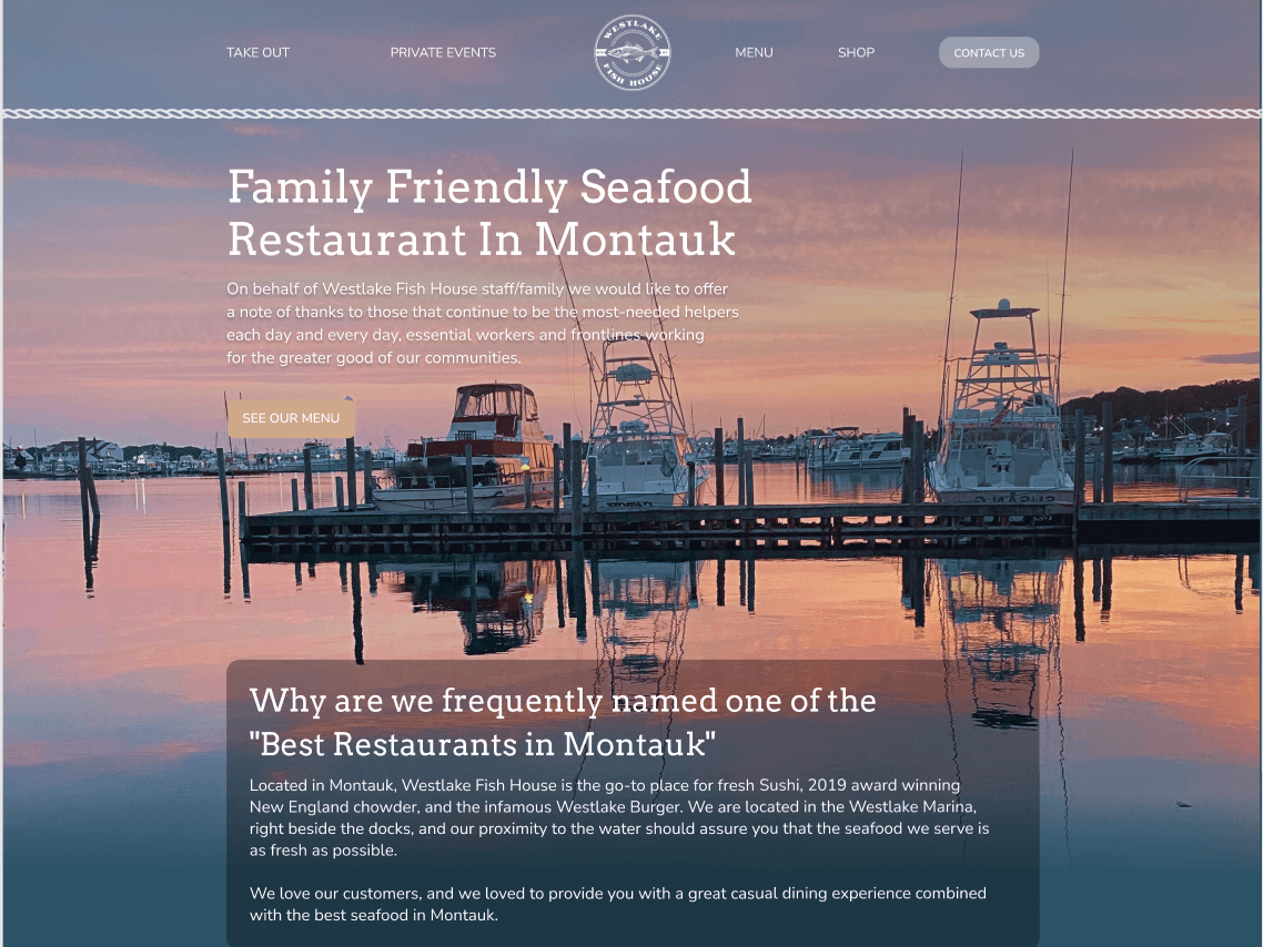 West Lake Fish House screenshot